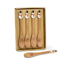 Load image into Gallery viewer, Set of 4 Holiday Spoons