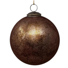 Load image into Gallery viewer, Velvet Brown Antique Glass Ornament