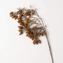 Load image into Gallery viewer, Brown Draped Pinecone Spray