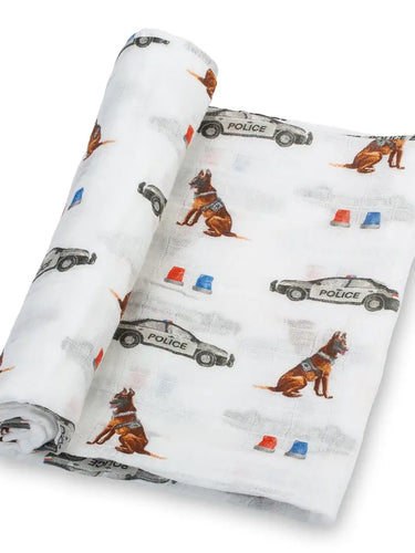 Policeman Swaddle Blanket