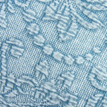 Load image into Gallery viewer, Fade Wash Blue Floral Pillow