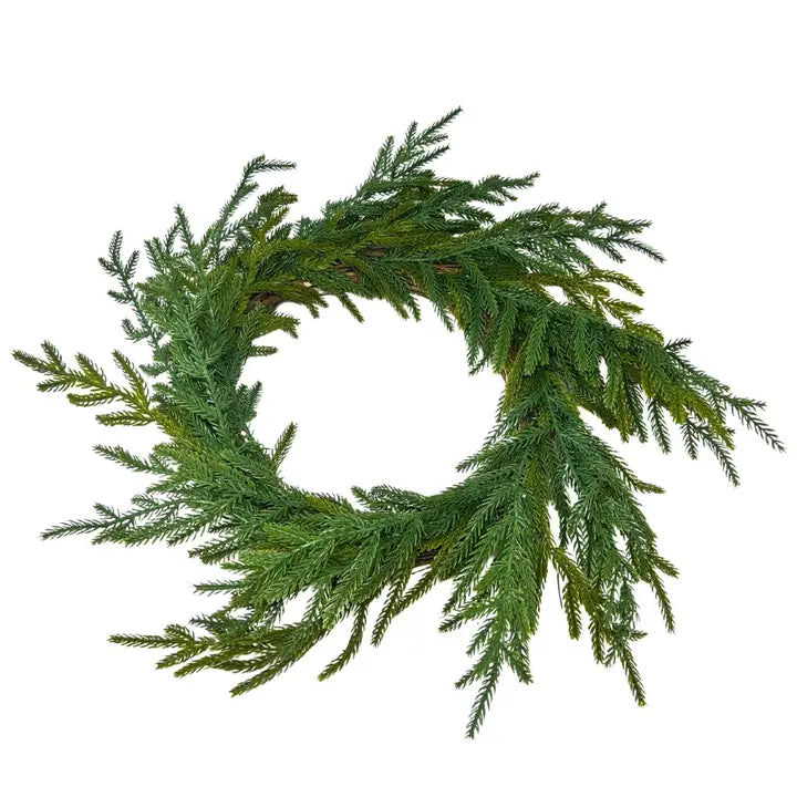 Fresh Touch Norfolk Pine Wreath
