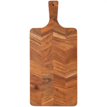 Load image into Gallery viewer, Acacia Chevron Serving Board