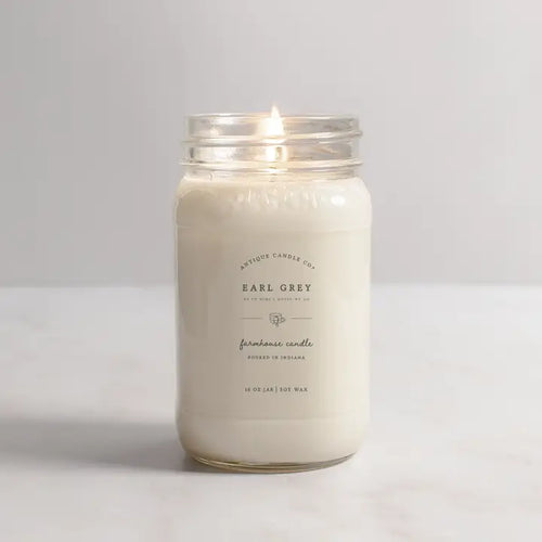 Earl Grey 16oz Mason Jar Candle