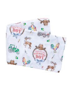 Country Boy Muslin Swaddle