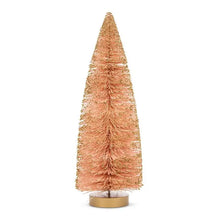 Load image into Gallery viewer, Pink Glitter Bottle Brush Trees