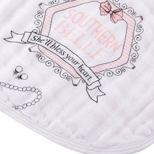 Load image into Gallery viewer, Southern Belle 2-in-1 Burp Cloth/Bib