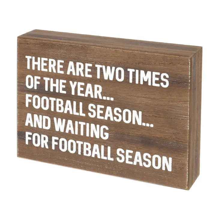 Two Times of Year Box Sign