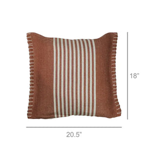 Rust Stripe Aberdean Pillow