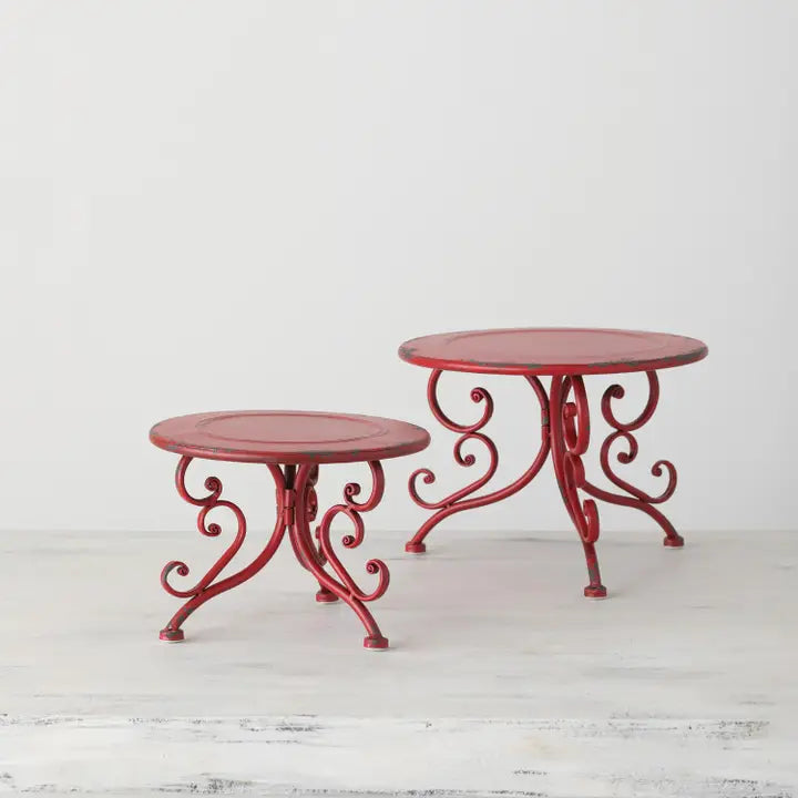 Red Tabletop Stand