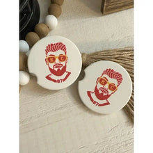 Load image into Gallery viewer, KC Chiefs Car Coasters
