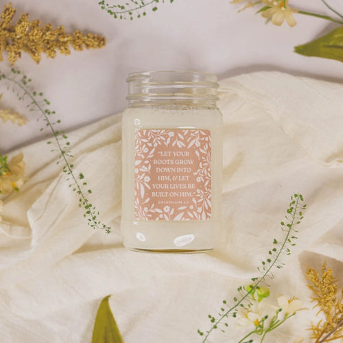 “Let Your Roots Grow” Soy Mason Jar Candle