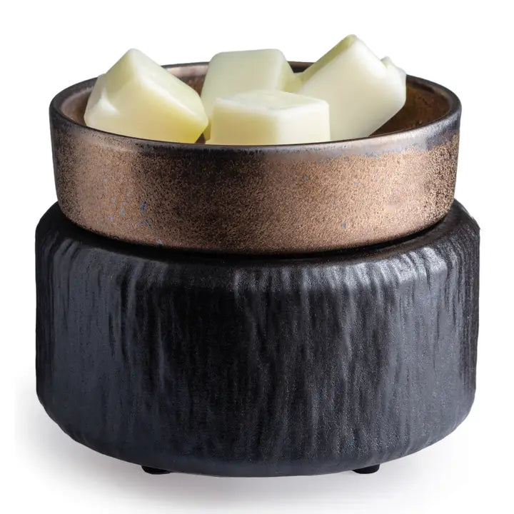 2-In-1 Fragrance Warmer - Primitive Black