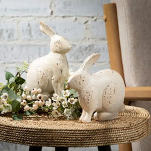 Load image into Gallery viewer, Large Rustic Bunny Figurine