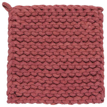 Load image into Gallery viewer, Knit Potholder/Trivet