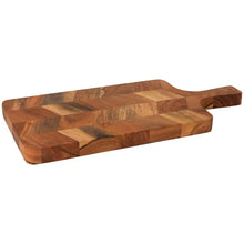 Load image into Gallery viewer, Acacia Chevron Serving Board