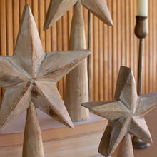 Load image into Gallery viewer, Whitewash Wooden Table Top Stars