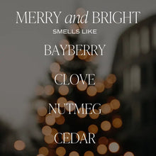 Load image into Gallery viewer, Merry and Bright 9oz Soy Candle