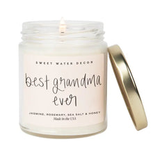 Load image into Gallery viewer, Best Grandma Ever! 9 oz Soy Candle