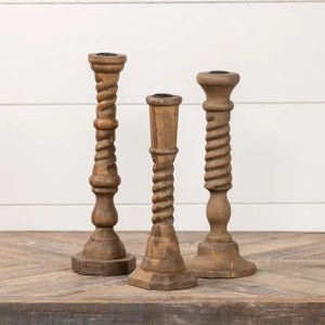 Spindle Taper Candlesticks