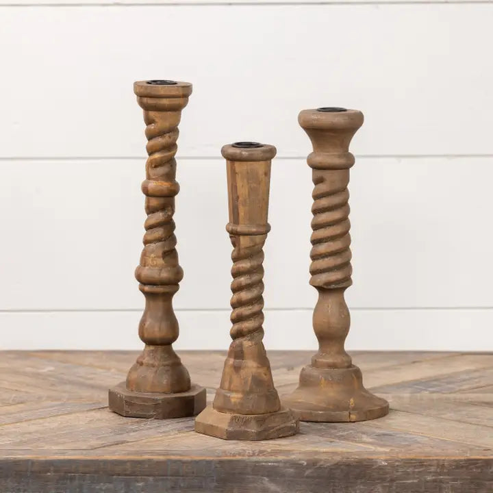 Spindle Taper Candlesticks