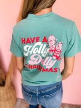 Load image into Gallery viewer, Have A Holly Dolly Christmas T-Shirt