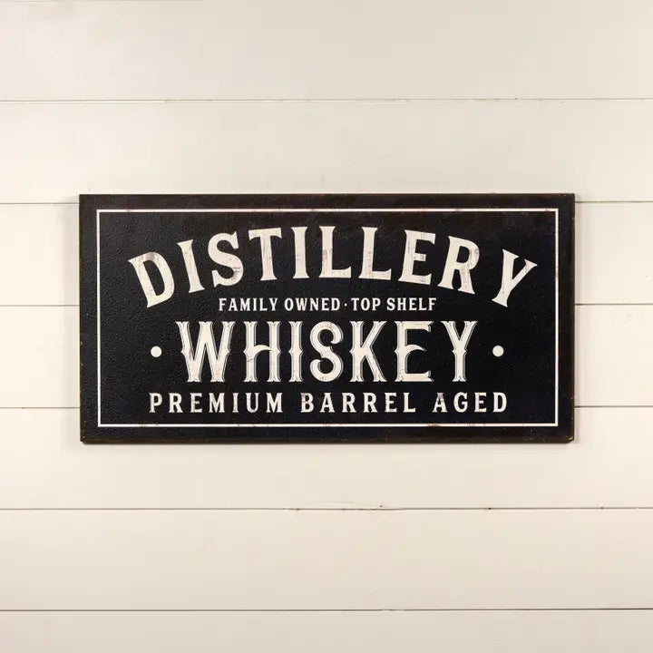 Family Owned Distillery Sign