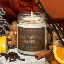 Load image into Gallery viewer, Gingerbread and Spice 9oz Soy Candle