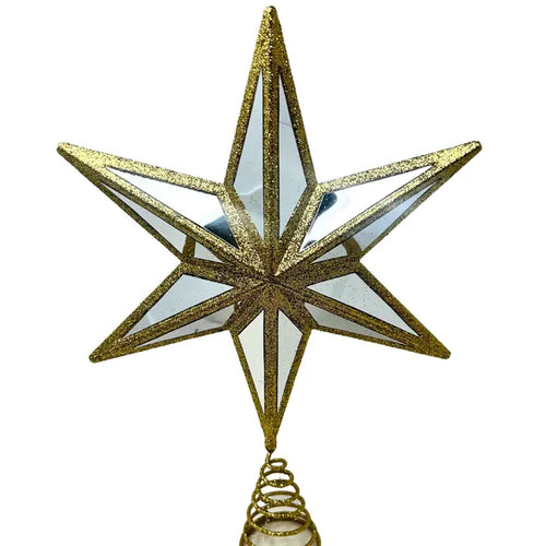 Mirrored Star Tree Topper