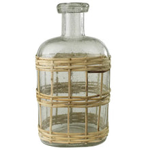 Load image into Gallery viewer, Glass &amp; Rattan Cairo Bottle