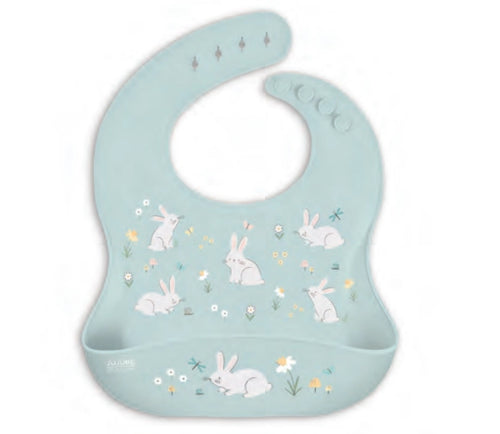 Silicone Bib Bunny Hollow