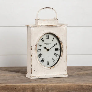 White Lantern Clock