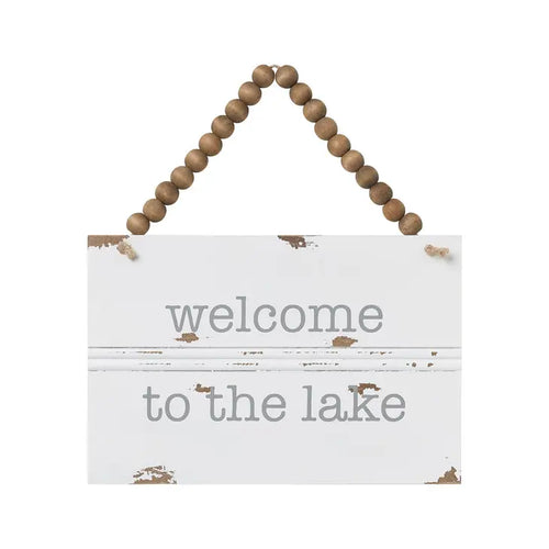 Welcome Lake Trim Sign