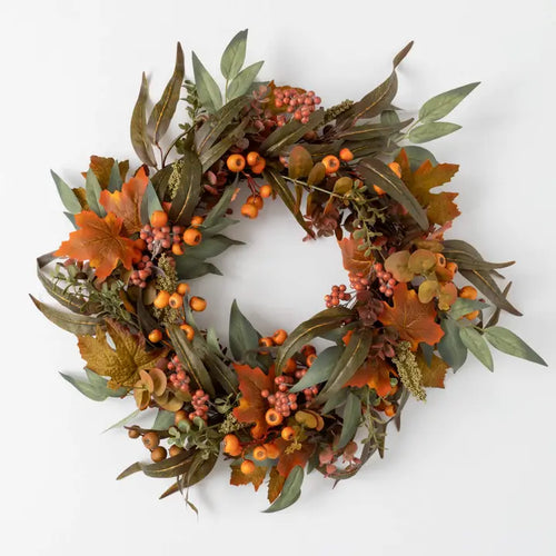 Mixed Fall Wreath