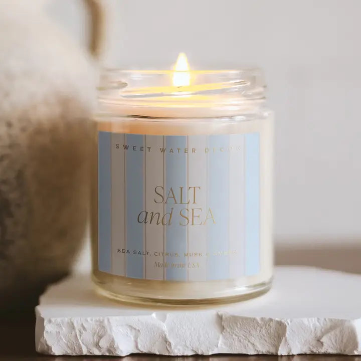 Salt and Sea 9oz Soy Candle