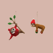 Load image into Gallery viewer, Sloth Ornament
