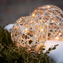 Load image into Gallery viewer, Gold Lighted Hanging Globe