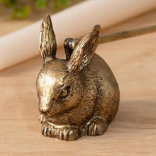 Load image into Gallery viewer, Gold Rabbit Candle Snuffer