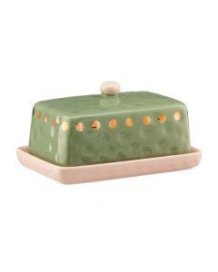 Pink&Green Butter Dish