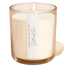 Load image into Gallery viewer, Salt &amp; Sea 12oz Tinted Glass Candle