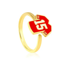 Load image into Gallery viewer, Chiefs/T. Swift Adjustable Ring