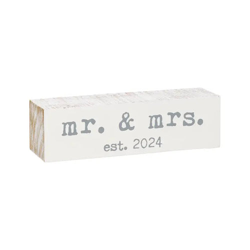 Mr & Mrs 2024 Large Sitter