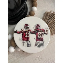 Load image into Gallery viewer, KC Chiefs Ceramic Coasters