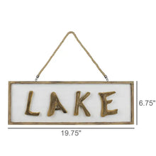Load image into Gallery viewer, Driftwood Lake Sign