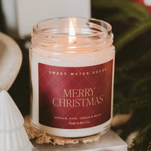 Load image into Gallery viewer, Merry Christmas 9oz Soy Candle