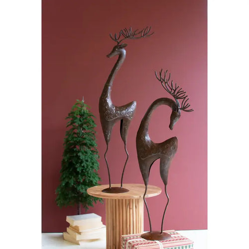 Rustic Metal Reindeer