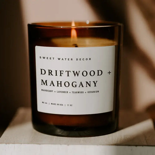 Driftwood & Mahogany 11 oz Soy Candle