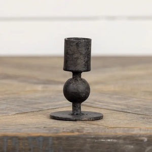3" Sculpted Taper Candlestick