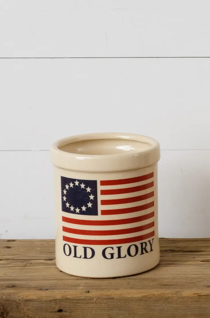 Old Glory Crock