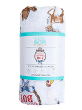 Load image into Gallery viewer, Country Boy Muslin Swaddle
